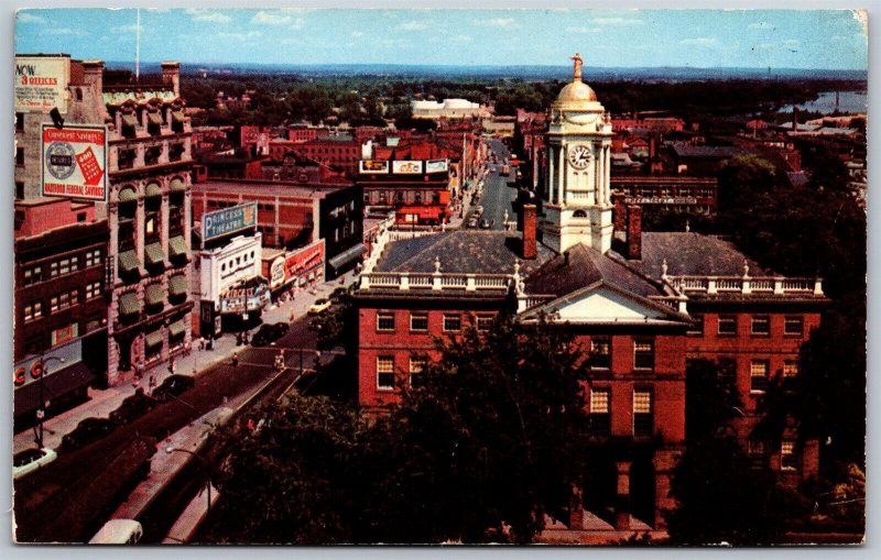 Vtg Hartford Connecticut CT Old State House 1950s View Postcard