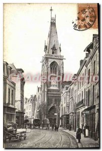 Old Postcard Amiens I'Eglise St Leu