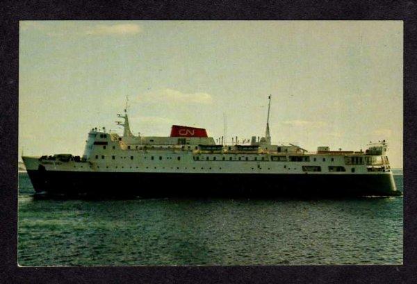 NV Ambrose Shea Ferry SYDNEY Nova Scotia NEWFOUNDLAND NL Postcard Carte Postale