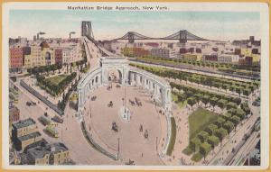 New York City, Manhattan Bridge Approach - 