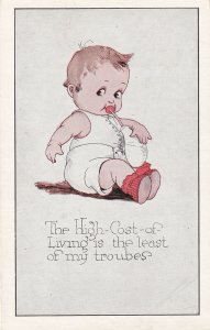 The High-Cost-of-Living is the least of my troubles, Cute baby & bottle, 1900-10