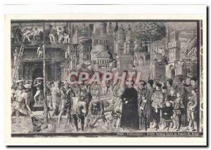 italy italia Pisa Old Postcard Galleria di Grandi Sculture Camposanto Torre d...