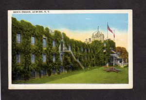 NY Men's Prison  Penitentiary Auburn New York Postcard