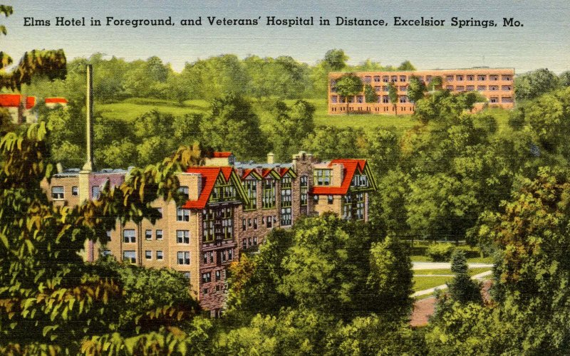 MO - Excelsior Springs. Elms Hotel, Veterans' Hospital