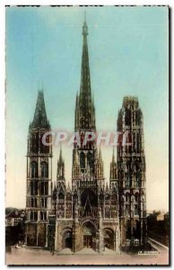 Rouen Old Postcard The cathedral (flame Drink milk)