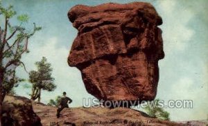 Balanced Rock Garden of the Gods  - Colorado Springs s, Colorado CO  