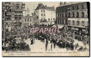 Old Postcard Compiegne Festivals of Jeanne d & # 39Arc May 28 and June 5, 191...