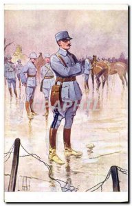 Old Postcard Fantasy Illustrator Vallet Micheler Army
