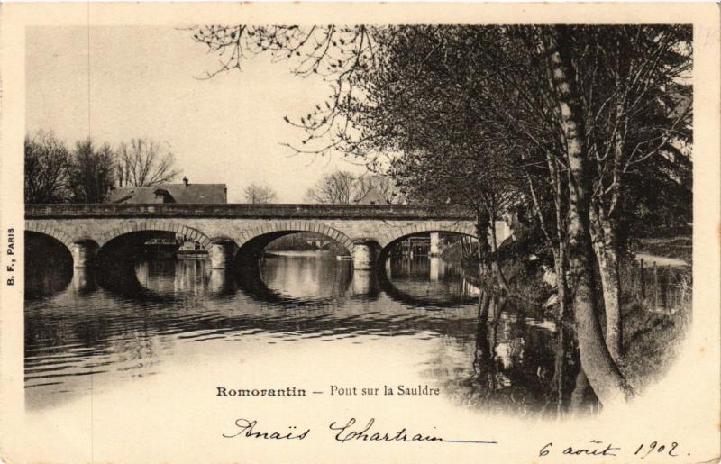 CPA Romorantin - Pont sur la Saudre (740827)