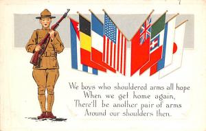 Shouldered Arms, Loyalty Series Patriotic Unused 