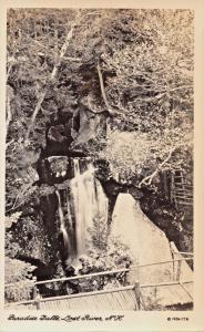 LOST RIVER NEW HAMPSHIRE~PARADISE FALLS~C T BODWELL PHOTO POSTCARD 1936