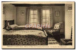 Old Postcard Grosley sur Risle House Rest of Comediens Affairs Sarah Bernhard...