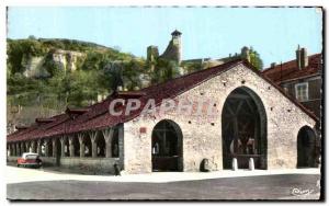 Postcard Modern Cremieu Les Halles and St Hippolyte Tour