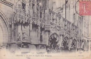 France Troyes Le Jube de l'Eglise de la Madeleine