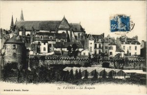 CPA VANNES-Les Remparts (27357)