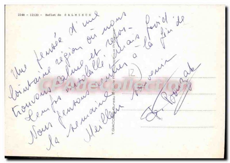 Old Postcard Reflecting Salmiech