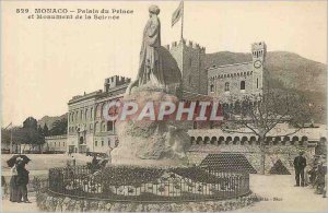 Old Postcard Monaco Prince's Palace and Monument Science