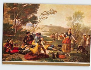 Postcard The Luncheon By Goya, Museo Del Prado, Madrid, Spain