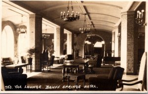 Canada Banff Springs Hotel The Lounge Real Photo