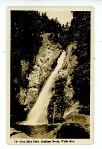 NH - Pinkham Notch. Glen Ellis Falls     RPPC  (Shorey)