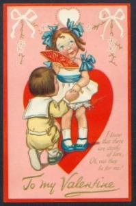 AS581 postcard Katharine Gassaway  TUCK Valentine
