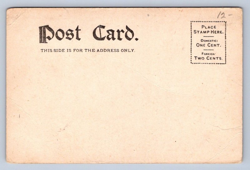 J97/ Oklahoma City I.T. Postcard c1910 Masonic Temple Building 314