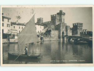 old rppc NICE VIEW Sirmione In Brescia - Lombardy Italy i3188