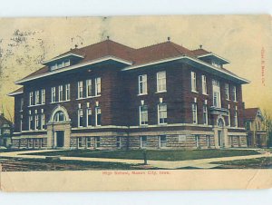 Pre-Chrome HIGH SCHOOL SCENE Mason City Iowa IA AG6658