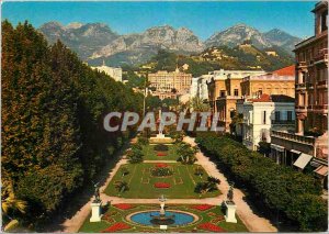 Postcard Moderne Menton AM Les Jardins du Casino