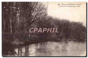Old Postcard Faouet Route Plouay's A Corner of the Pond Bridge Callee