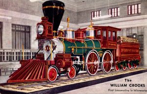 Minnesota St Paul Civil War Locomotive William Crooks On Display At Union Sta...