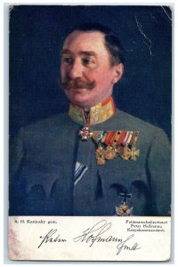 c1910 Field Marshal Lieutenant Peter Hofmann Corps Commander Postcard