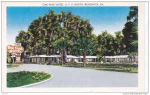 Oak Park Motel, BRUSNWICK, Georgia, 40-60s