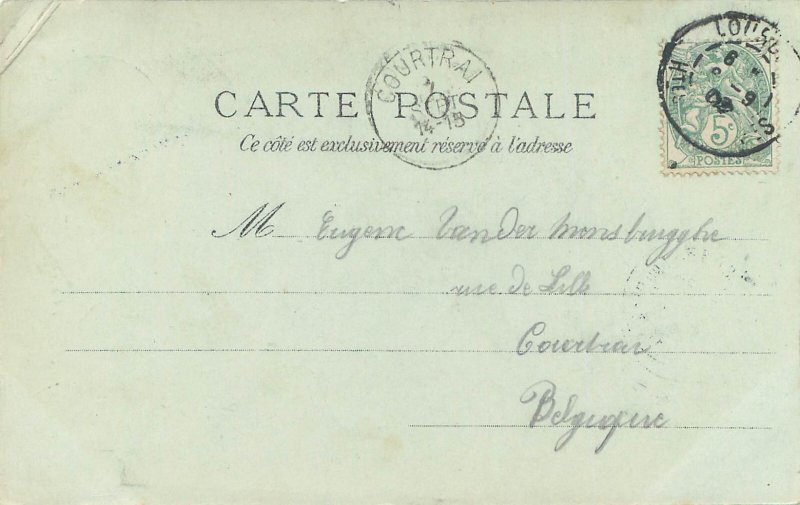 B588 France Lourdes funicular train 1900s