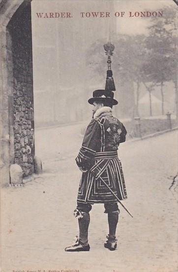 England London Tower Of London Warder