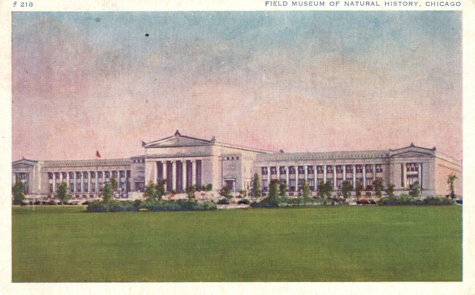Vintage Postcard 1937 Field Museum Building Natural History Chicago Illinois ILL United States