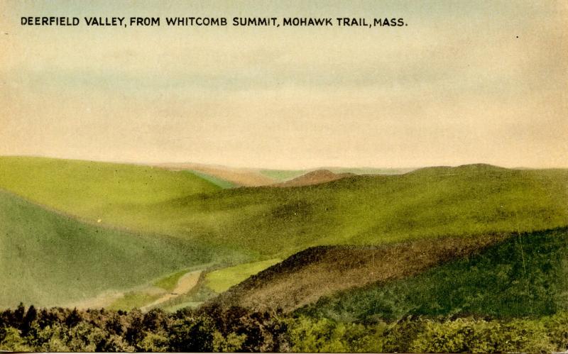 MA - Berkshires, Mohawk Trail. Deerfield Valley from Whitcomb Summit