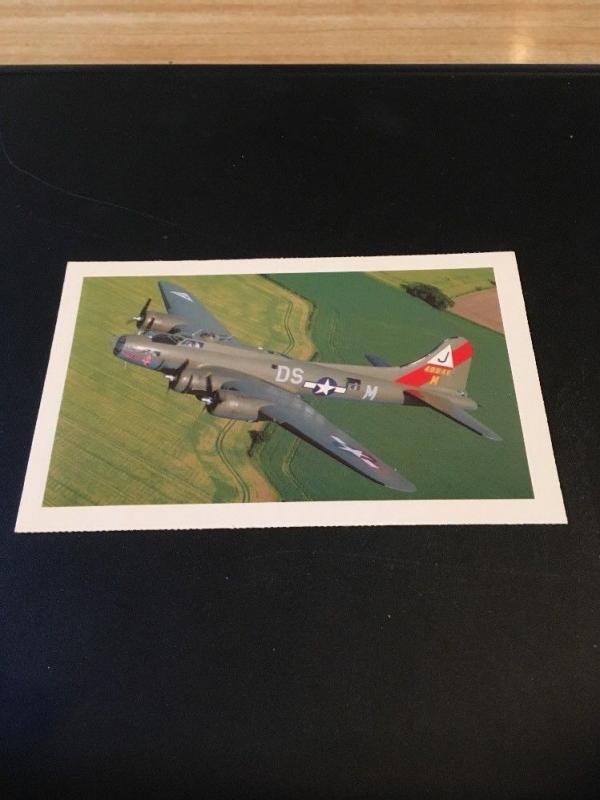 Vtg Postcard: Boeing B-17 Flying Fortress , The Pink Lady