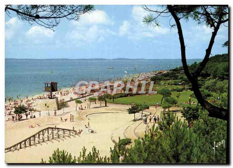 Postcard Modern Abatilles the Arcachon Basin Arcachon Gironde Beach Pereire