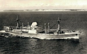 Oranje Lijn m.s. Prins Willem Van Oranje Ship Vintage RPPC 08.28