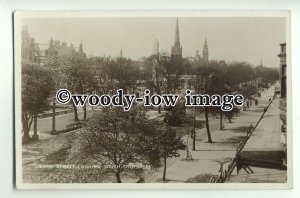 tp8895 - Lancs - Lord Street & Trees, Looking South c1929, Southport - Postcard