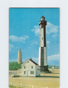 M-211188 Cape Henry Lighthouses Old and New Virginia Beach Virginia USA