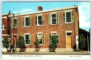 INDEPENDENCE, Missouri MO ~ 1859 JAIL MUSEUM Main St. ca 1970s  ~ 4x6 Postcard