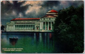 Fields Columbian Museum Jackson Park Chicago Illinois IL Building Postcard