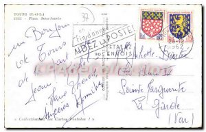 Postcard Old Tours Place Jean Jaures