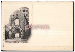 Church of Anzy le Duc - Old Postcard