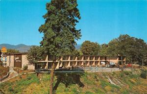 GRANTS PASS, OR Oregon    RIVERSIDE MOTEL & RESTAURANT    1968 Chrome Postcard