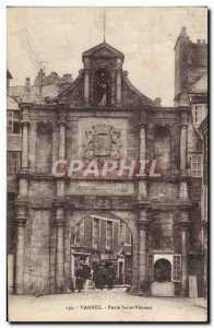 Old Postcard Vannes Porte Saint Vincent