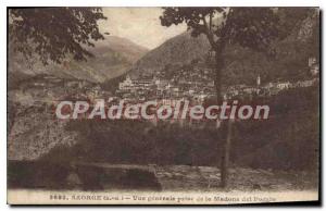 Postcard Old Saorge General view of the Madonna del Poggio