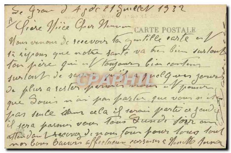 Old Postcard Le Grau d & # 39Agde Jousting